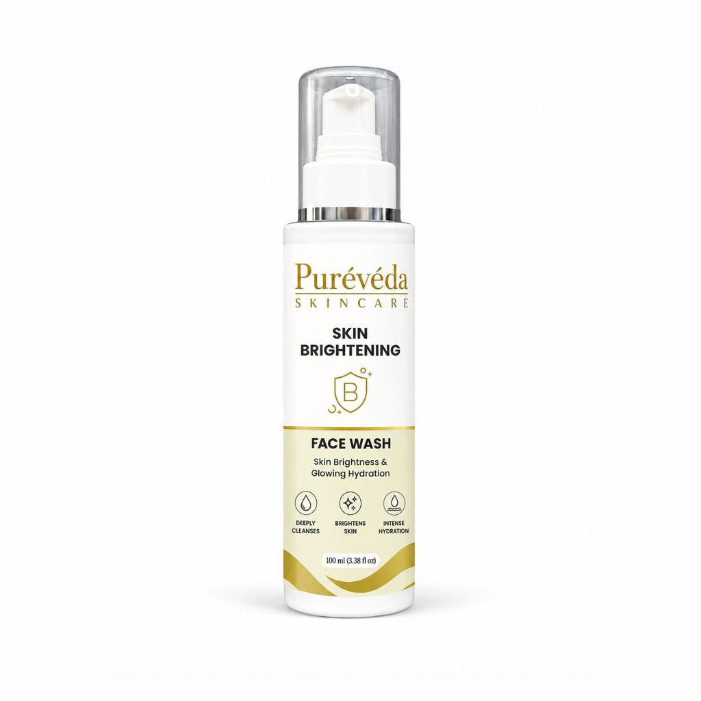 Pureveda Skin Brightening Face Wash – Brightens Skin & Provides Intense Hydration | 100 ml