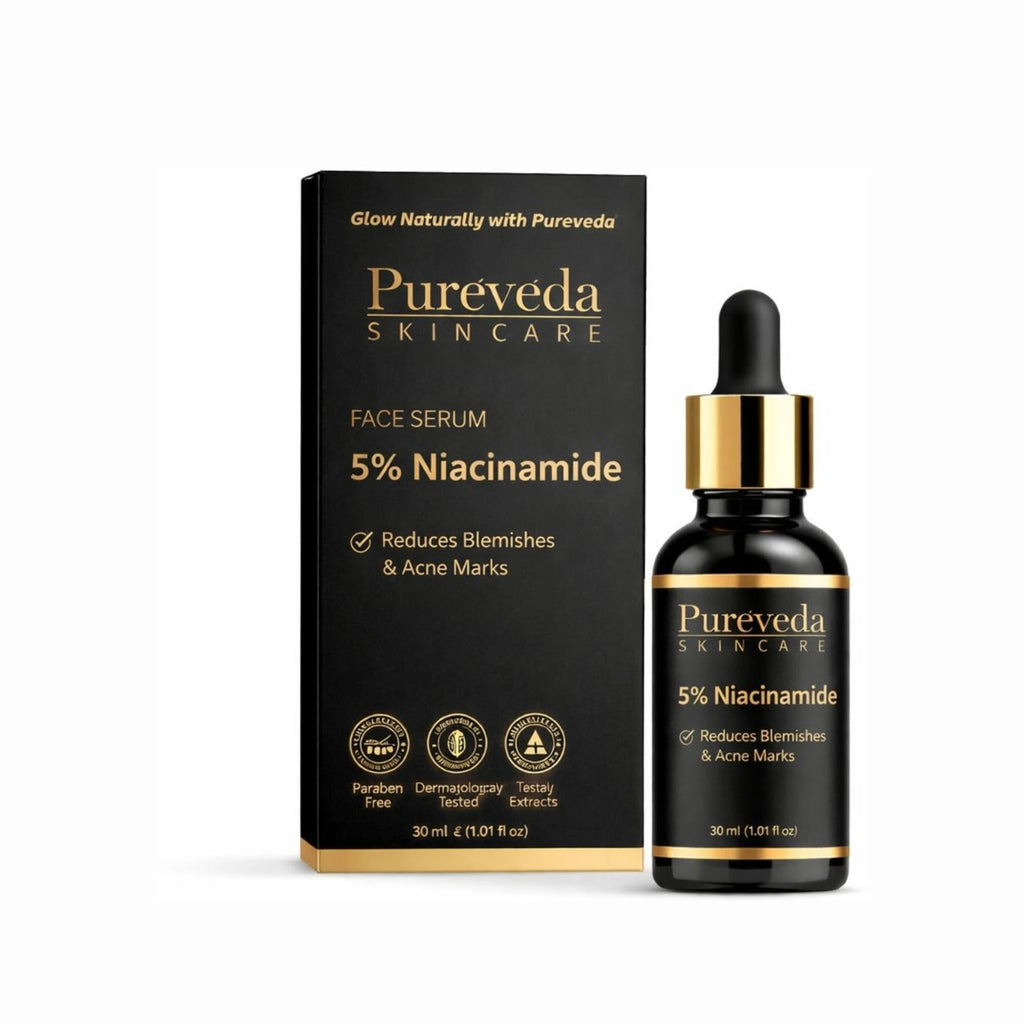 Pureveda 5% Niacinamide Face Serum – Blemishes & Acne Marks | 30 ml