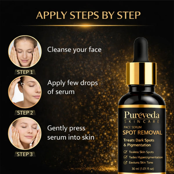 Pureveda Spot Removal Face Serum – Dark Spot & Pigmentation Care | 30 ml